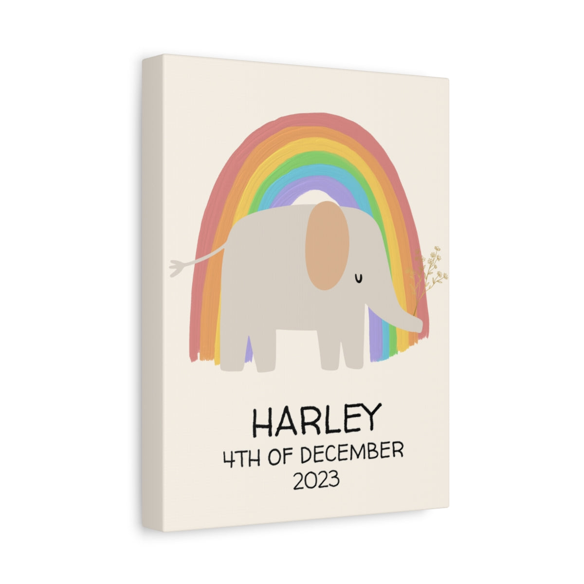 Personalized NewBorn Canvas Art (Multiple Designs Available)