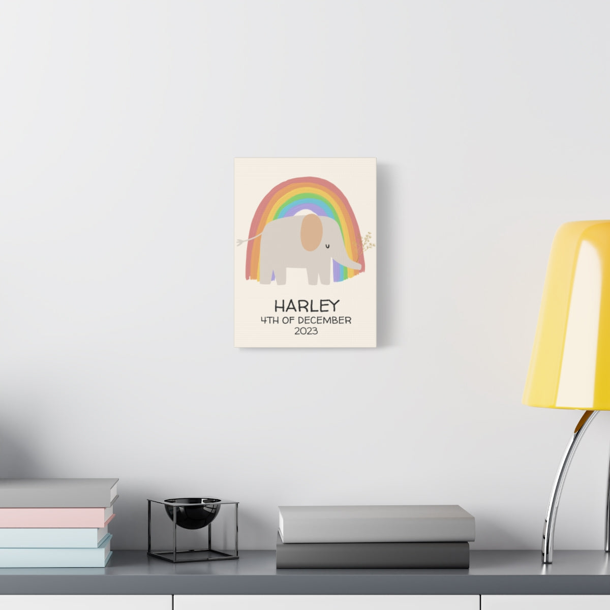 Personalized NewBorn Canvas Art (Multiple Designs Available)