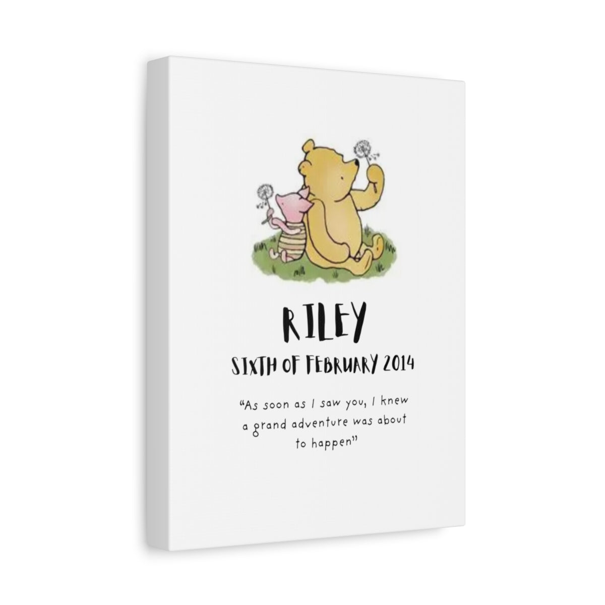 Personalized NewBorn Canvas Art (Multiple Designs Available)