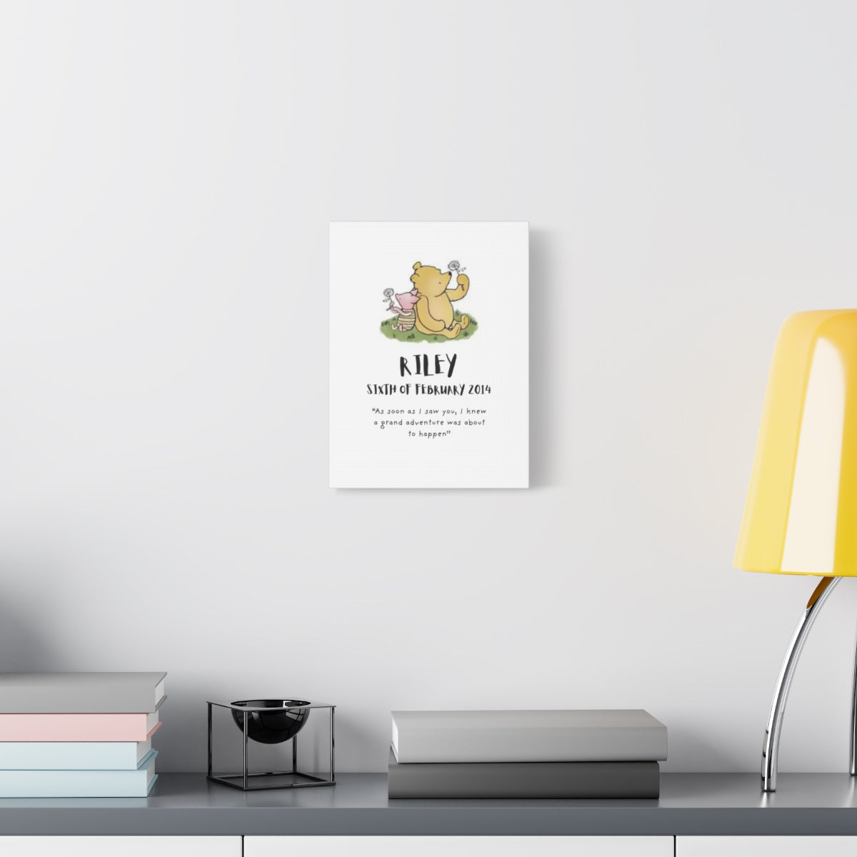 Personalized NewBorn Canvas Art (Multiple Designs Available)