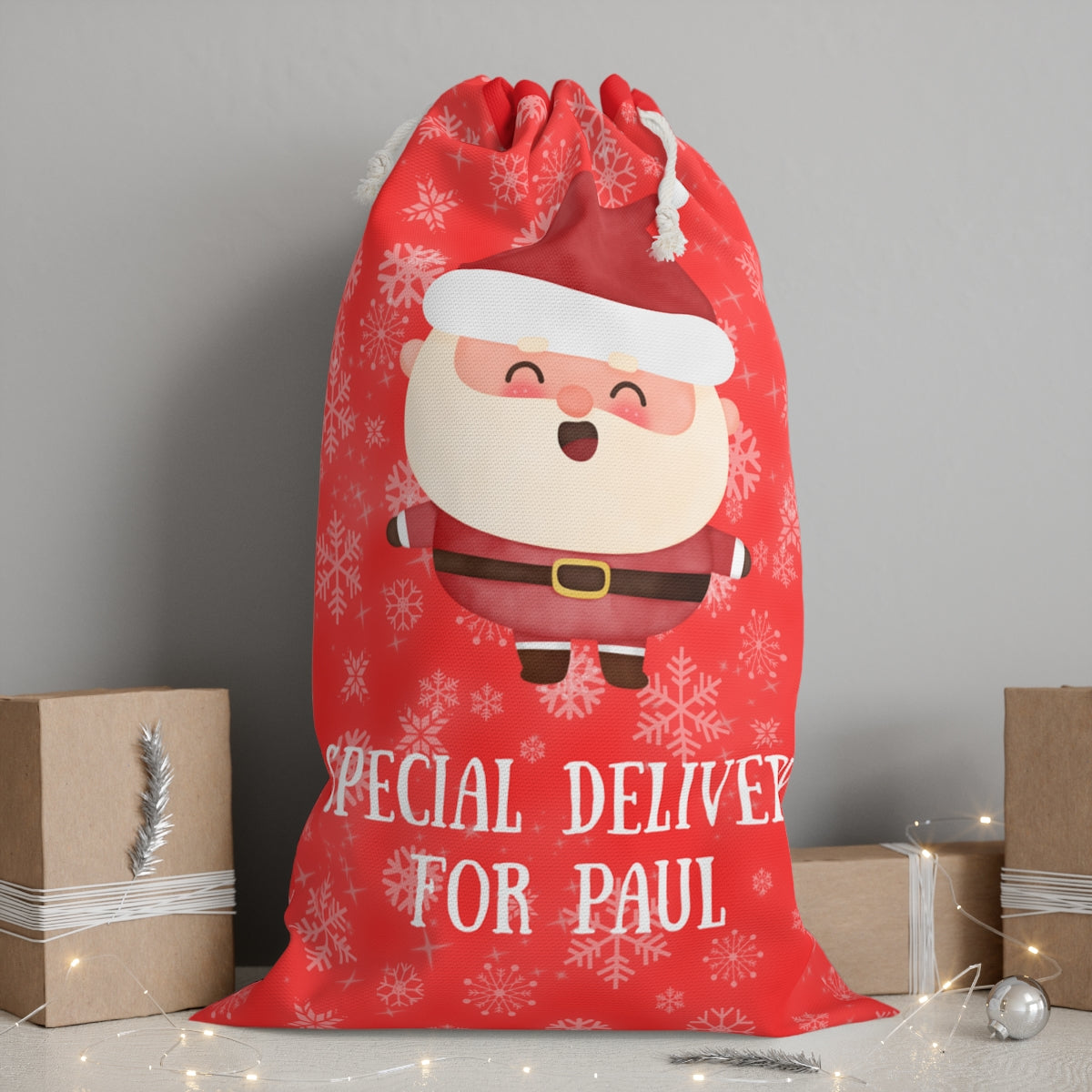 Personalised Christmas Santa Sack - Perfect for Gifts