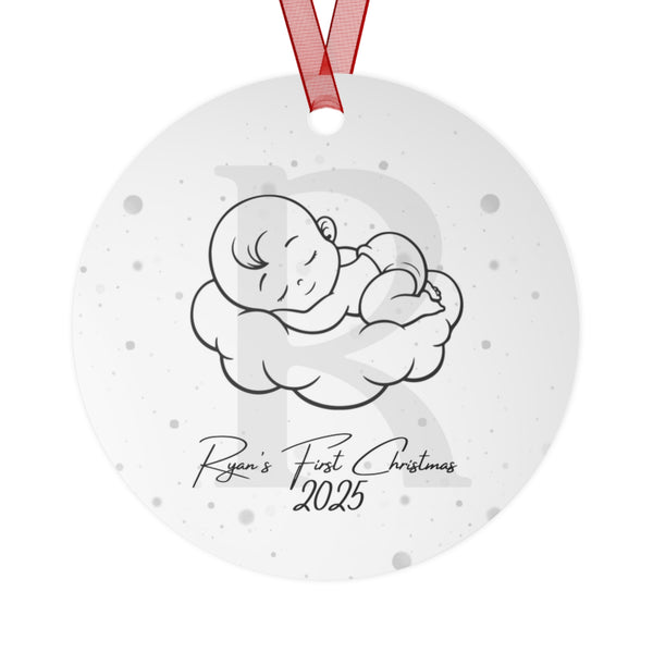Personalized Baby's First Christmas Tree Decoration