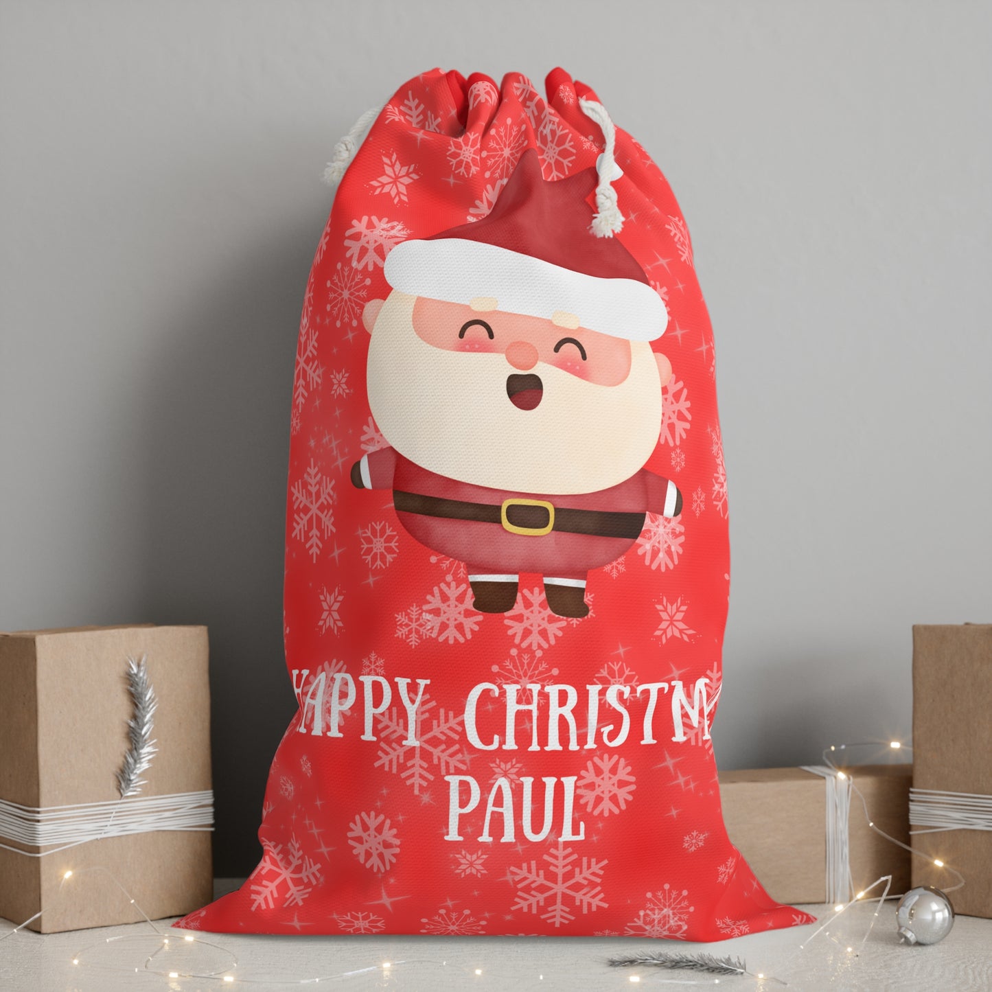 Personalised Christmas Santa Sack - Perfect for Gifts