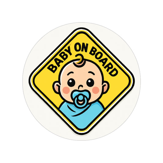 Baby On Board Car Sticker - Suitable for Car Bumpers/Windows